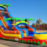 22 Foot Waterslide Orange Crush