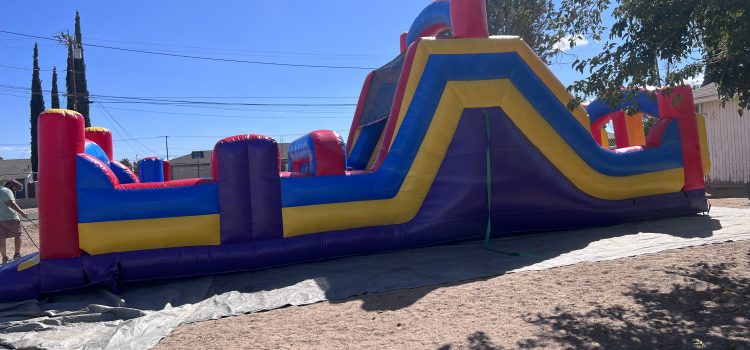 Large Obstacle Course in High Desert
